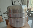 九陽(yáng)（Joyoung）蒸鍋304不銹鋼家用加厚大容量鋼柄煮燉湯鍋燃氣磁爐通用三層32cm 曬單實(shí)拍圖