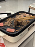 小熊（Bear）烤肉電烤盤(pán)烤肉鍋家用輕煙烤串烤肉一體多功能鍋不沾可拆電燒烤爐 DKL-Y15C1 女神節禮物 曬單實(shí)拍圖