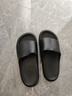 樸西香蕉船情侶涼拖鞋女浴室不易滑室內居家四季拖鞋男 黑色 42-43 曬單實(shí)拍圖