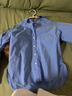優(yōu)衣庫女裝全棉襯衫/長(cháng)袖襯衣休閑通勤外套26春夏新款482828 63 天藍色 XS 曬單實(shí)拍圖