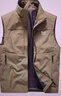 貓人背心男春秋季外套潮流透氣戶(hù)外坎肩無(wú)袖馬甲速干上衣 卡其 XL 曬單實(shí)拍圖