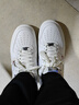 耐克NIKE男空軍一號AF1 AIR FORCE1馬年限定款 運動(dòng)鞋IQ1119-011白43 曬單實(shí)拍圖