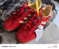 阿迪達斯（adidas）（adidas）三葉草男女鞋GAZELLE INDOOR低幫休閑鞋IF1808紅白37 曬單實(shí)拍圖