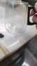 格娜斯高端雙層玻璃杯家用早餐杯耐熱防燙拿鐵牛奶簡(jiǎn)約杯子帶把手咖啡杯 曬單實(shí)拍圖