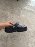 CROCS卡駱馳貝雅兒童洞洞鞋戶(hù)外包頭童鞋沙灘鞋涼鞋拖鞋/207013/207012 深藍色-410 25 (150mm) 曬單實(shí)拍圖