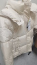 啄木鳥(niǎo)正品女裝羽絨棉服2025冬季棉衣寬松韓版短款加厚面包服大碼棉襖 米白色 M [80-109斤] 曬單實(shí)拍圖