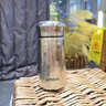 虎牌（TIGER）香港直郵純鈦保溫杯迷你小巧便攜口袋杯茶水分離鈦杯高顏值水杯子 鈦本色【純鈦】230ml 曬單實(shí)拍圖