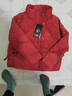 雅鹿輕薄羽絨服女秋冬新款高端短款時(shí)尚大碼保暖媽媽立領(lǐng)寬松蓬松外套 紅色 S 建議90-110斤 曬單實(shí)拍圖