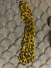 萌客朵大金鏈子假金夸張大金鏈塑料仿真嘻哈金項鏈個(gè)性表演節日演出道具 金色項鏈【寬3.5cm×長(cháng)80cm】 曬單實(shí)拍圖