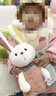 吉婭喬（Ghiaccio）呆萌可愛(ài)兔子小熊公仔兒童安撫抱枕提拉創(chuàng  )意新款動(dòng)物拉伸毛絨玩具 兔子【耳朵和腿可上下提拉】 70cm 曬單實(shí)拍圖