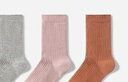 耐爾純色襪子女春秋棉襪抑菌堆堆襪黑白色百搭雙針中筒襪長(cháng)襪 本白+小麥色+淺灰+皮粉紅+巧克力 【親膚純棉】女均碼35-39(抑菌獨立包裝) 曬單實(shí)拍圖