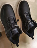 足力健老人鞋冬季加絨棉鞋輕便保暖鞋25932035J 男 黑色 40 曬單實(shí)拍圖