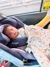 Prigel舒安pro新生嬰幼兒寶寶兒童安全座椅可坐可躺車(chē)載汽車(chē)用0-6-12歲 舒安pro 烏梅紫醬(不窩脖設計+單手旋轉+175°大躺角) 曬單實(shí)拍圖