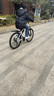 鳳凰山地自行車(chē)女款成人學(xué)生兒童變速單車(chē)碟剎車(chē)靈淵 26英寸24速白色 曬單實(shí)拍圖