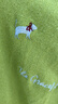 熙世界（sllsky）小貓刺繡毛針織衫2026春季新款長(cháng)袖圓領(lǐng)清新綠色開(kāi)衫上衣 牛油果綠 L 曬單實(shí)拍圖