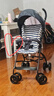 好孩子（gb）嬰兒推車(chē)口袋車(chē)D306輕便折疊遛娃神器寶寶兒童推車(chē)可坐躺傘車(chē) 單向可坐-D306藍條紋-五件套 曬單實(shí)拍圖