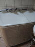 美的（Midea）半自動(dòng)雙桶洗衣機8公斤洗5.5kg脫水雙缸波輪老人簡(jiǎn)易操作品質(zhì)電機小巧不占地租房宿舍必備以舊換新 MP8DS136 雙缸 8kg 曬單實(shí)拍圖