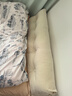 鈺幸靠枕床上靠背墊床頭軟包靠背床頭靠背軟包床頭靠墊腰靠墊靠背護腰 親膚雪尼爾-香檳色【可拆洗 高回彈】 含枕芯 150cm*50cm*20cm 曬單實(shí)拍圖