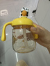 貝親水杯 兒童水杯熊貓牛奶杯1-3歲寶寶喝水喝奶PPSU直飲奶瓶吸管杯 香蕉牛奶黃 330ml 曬單實(shí)拍圖