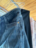 太平鳥(niǎo)女裝牛仔褲秋季大直筒褲時(shí)尚休閑百搭通勤質(zhì)感 牛仔中藍 M 曬單實(shí)拍圖