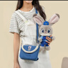 迪士尼（Disney）瘋狂動(dòng)物城朱迪斜挎包兔子玩偶包毛絨玩具三八節女神禮物女孩生日 曬單實(shí)拍圖