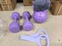 朗威啞鈴提壺女士家用運動(dòng)健身器材組合套裝壺鈴練塑形翹臀瘦手臂 入門(mén)健身-紫【壺鈴5kg+啞鈴2kg*2+拉力器】 曬單實(shí)拍圖