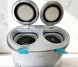美的（Midea）雙子座 波輪洗衣機全自動(dòng) 1KG迷你內衣洗 分區洗衣機 專(zhuān)業(yè)除菌螨 MNBB10VH70E 以舊換新 曬單實(shí)拍圖