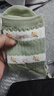 caramella26年春秋季襪子女秋野櫻少女中筒襪可愛(ài)提花女士棉襪6雙裝禮盒 曬單實(shí)拍圖