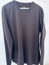 蕉下（beneunder）長(cháng)袖T恤男士衛衣氣絨服保暖打底衫圓領(lǐng)寬松舒適CL010石墨灰L 曬單實(shí)拍圖