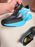 特步（XTEP）青少年氫風(fēng)9.0男生旋鈕扣跑鞋運動(dòng)鞋 黑/晴山藍 37 曬單實(shí)拍圖