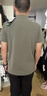 迪桑特（DESCENTE）TRAINING系列男士吸濕速干TOUGH短袖POLO衫新品 KK-卡其色 XL (180/100A) 曬單實(shí)拍圖