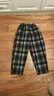 多多家男童加絨褲子冬季童裝英倫復古格紋休閑褲兒童闊腿寬松直筒褲子潮 曬單實(shí)拍圖