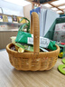興泰旺新款手工仿藤編織手提菜籃子水果籃購物籃雞蛋收納采摘野餐編織筐 結實(shí)耐用 不發(fā)霉 22*15*10cm G3105-004 曬單實(shí)拍圖