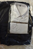 羅蒙高端免燙抗皺西服套裝男士商務(wù)休閑婚禮正裝西服外套上衣服男裝 黑色(西服+西褲+襯衫+大禮包) 2XL 曬單實(shí)拍圖