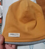 韞舜兒童帽子男孩女孩秋冬款寶寶帽子純棉男童女童堆堆帽保暖 帽子-黃色【均碼2-10歲】 (建議頭圍48-60cm) 曬單實(shí)拍圖