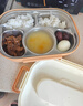 licheers飯盒304不銹鋼餐盒學(xué)生成人帶飯保溫飯盒可微波5格分餐盤(pán) 曬單實(shí)拍圖