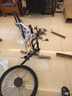 鳳凰山地自行車(chē)女款成人學(xué)生兒童變速單車(chē)碟剎車(chē)靈淵 26英寸24速白色 曬單實(shí)拍圖