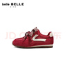 百麗（Belle）孫樂(lè )言推薦樹(shù)莓糖德訓鞋女2026春新款紅色運動(dòng)休閑鞋F1P1DAM6預售 紅色 35 曬單實(shí)拍圖