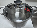 康巴赫 湯鍋304不銹鋼22cm家用通用熱奶煮面鍋煮鍋歐式湯鍋稀飯鍋 22cm 曬單實(shí)拍圖