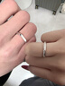 法梵莎情侶戒指一對簡(jiǎn)約潮對戒閉口刻字素圈尾戒婚戒生日禮物送男女友 情侶一對鉆版閉口【需定制】 曬單實(shí)拍圖