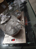 益茶福全自動(dòng)上水電熱水壺底部上水嵌入式茶臺功夫茶燒水壺飲水燒水一體機抽水玻璃煮茶壺保溫泡茶壺 SQ-008金色玻璃套裝 1L 曬單實(shí)拍圖