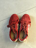 百麗雙鞋帶糖心德訓鞋女26春新紅色休閑鞋JD026AM6 樹(shù)莓紅 36 曬單實(shí)拍圖