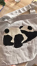 野獸派家居（tbh）野獸派帆布袋PANDA POMPOM熊貓系列手提袋全棉刺繡購物袋 熊貓嘭嘭 PANDA POMPOM 帆布袋 曬單實(shí)拍圖