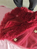 小豬班納兒童紅色裙子女童套裙2026新款冬裝連衣裙女孩新年衣服過(guò)年公主裙 【新年星星套裙兩件套可拆】酒紅 140 【推薦60-73斤】 曬單實(shí)拍圖