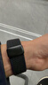 MSSM適用蘋(píng)果手表表帶apple iwatch S11/10/9/8/Se3/Ultra3尼龍編織回環(huán)表帶磁吸【黑色】44/45/46/49 曬單實(shí)拍圖