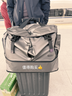 班哲尼旅行包男士行李包大容量衣物收納袋可套拉桿行李箱出差斜跨手提包 曬單實(shí)拍圖