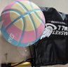 李寧（LI-NING）籃球7號成人兒童防滑耐磨室外標準比賽訓練七號球 LBQK657-1 曬單實(shí)拍圖