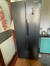 上菱447升對開(kāi)門(mén)冰箱雙開(kāi)門(mén) 寬70厘米一級能效變頻風(fēng)冷家用電冰箱以舊換新BSE447PWL 曬單實(shí)拍圖
