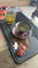 京東京造 茶盤(pán)茶托 茶臺茶盤(pán)帶排水儲水仿烏金石家用客廳如意遠山茶盤(pán)中號 曬單實(shí)拍圖