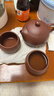 京東京造 宜興紫砂壺 手工【原礦紫泥】煮茶泡茶壺茶具 西施壺210ml 曬單實(shí)拍圖
